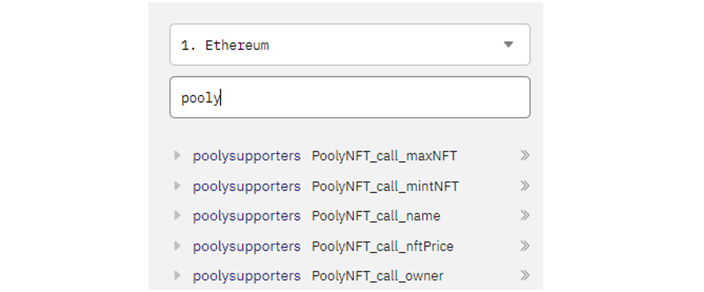 The poolysupporters.PoolyNFT_call_maxNFT function